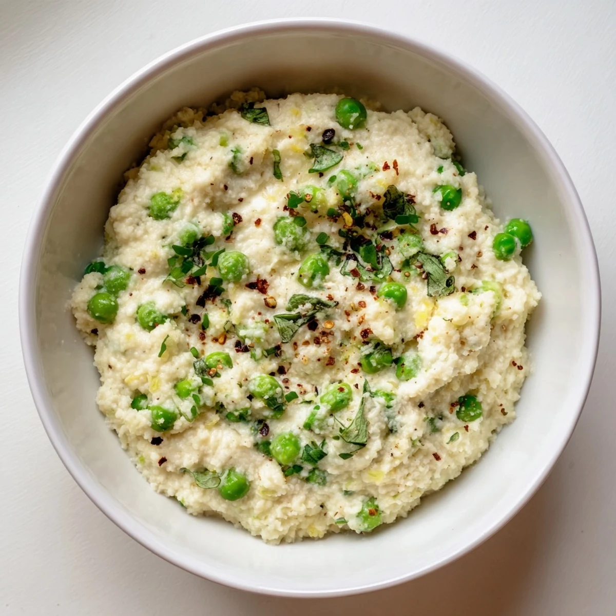 Freshly made Creamy Parmesan Orzo with Green Peas is a simple Italian-inspired vegetarian delight.
