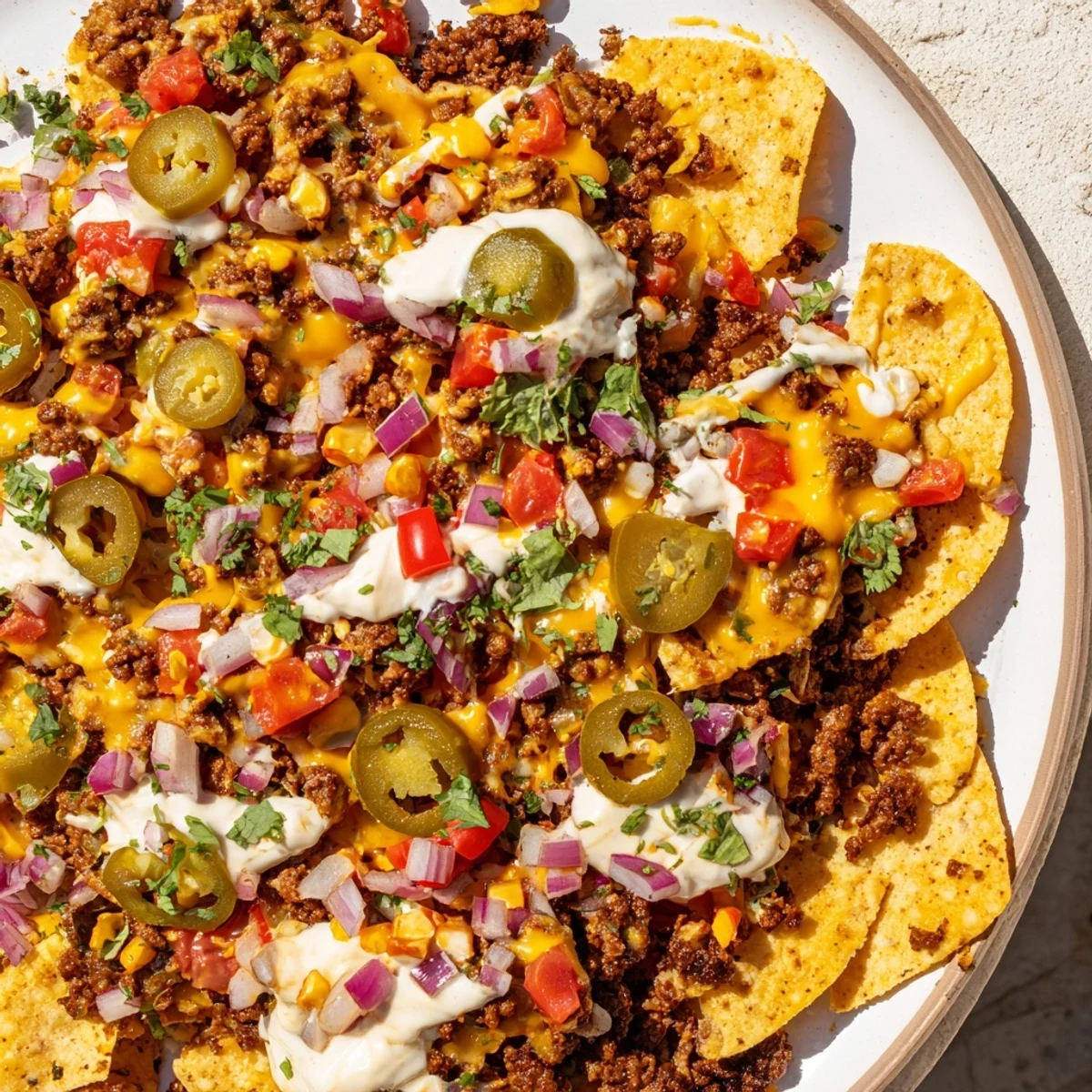 Classic Sheet Pan Beef Nachos