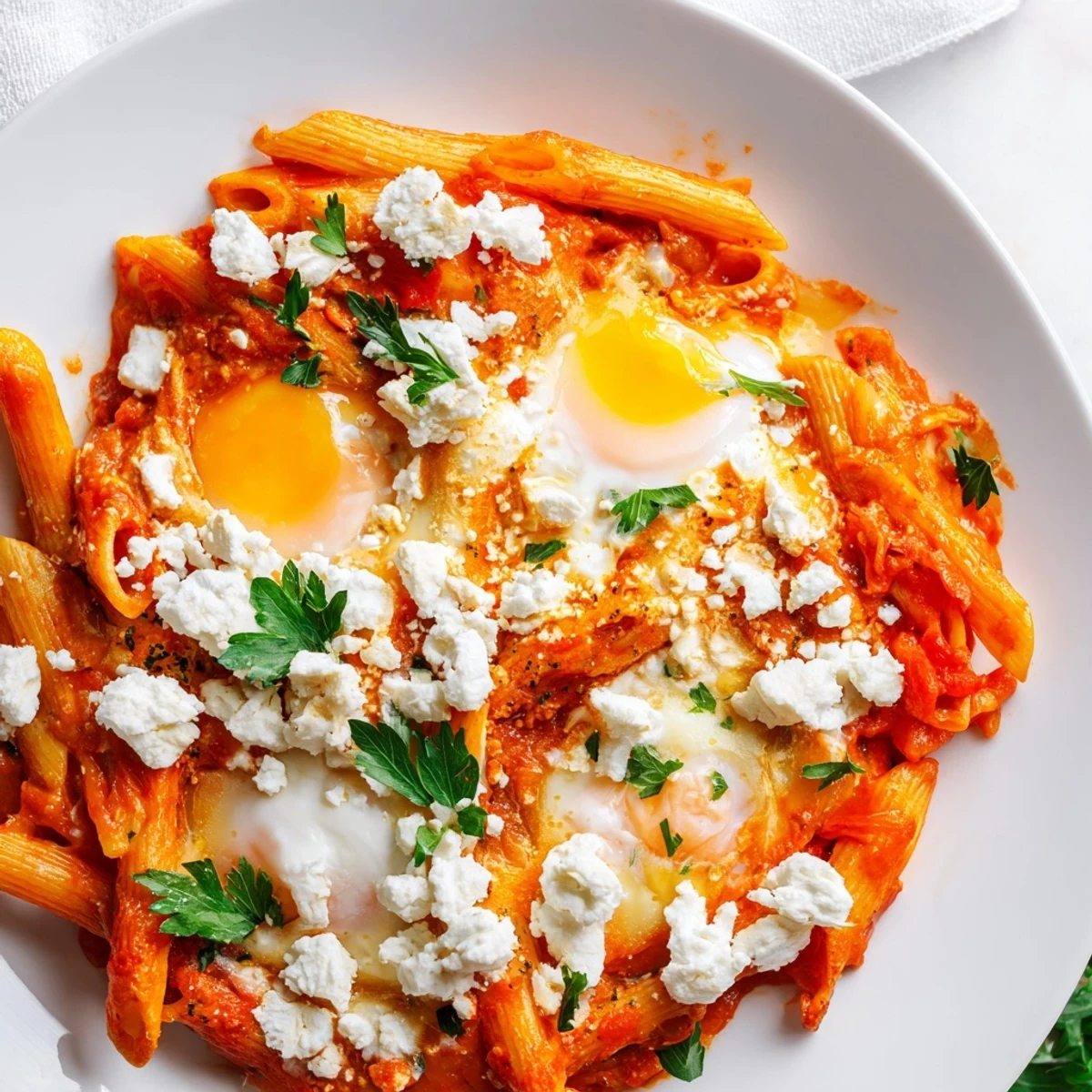 Quick Shakshuka Pasta