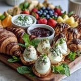 Easter Brunch Board Deviled Eggs