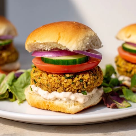 Baked Falafel Sliders