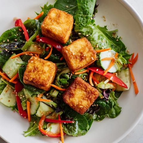 Crispy Tofu Salad