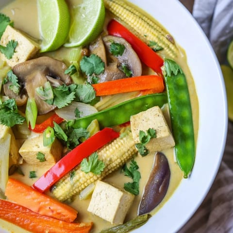 Thai green curry coconut