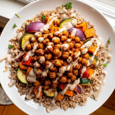 Roasted Chickpea Buddha Bowl
