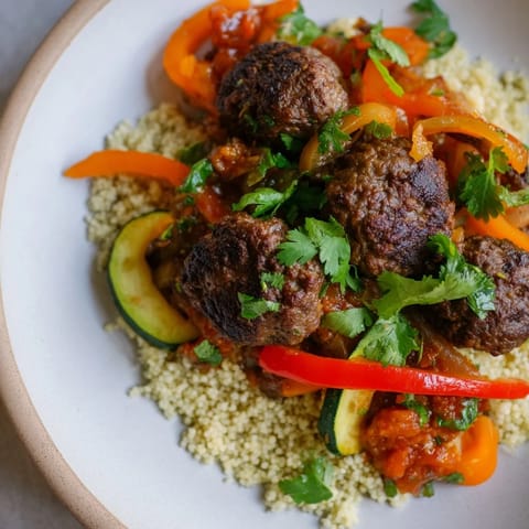 North African Couscous Kefta