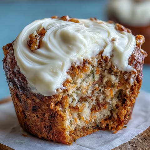 Carrot Zucchini Light Cheese Swirl