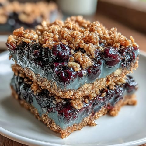 Blueberry Oat Breakfast Bars