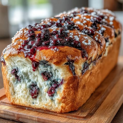 Lemon Blueberry Sourdough Swirl