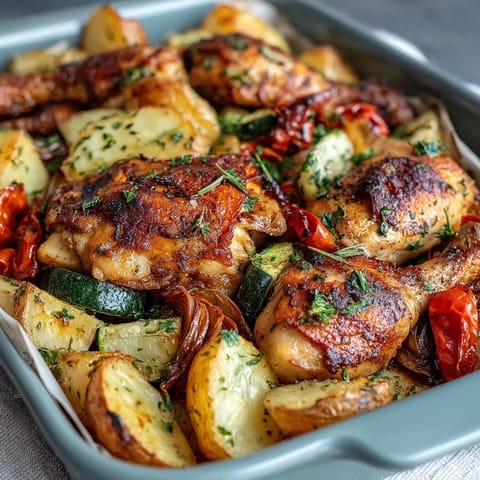 Sheet Pan Chicken Vegetables