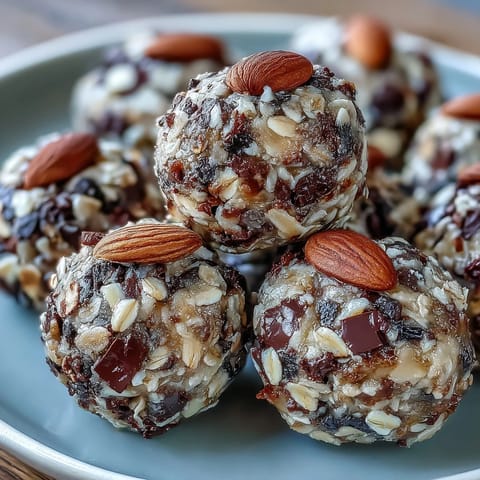 Bite-sized soccer game energy balls made with oats, peanut butter, and mini chocolate chips for quick fuel.