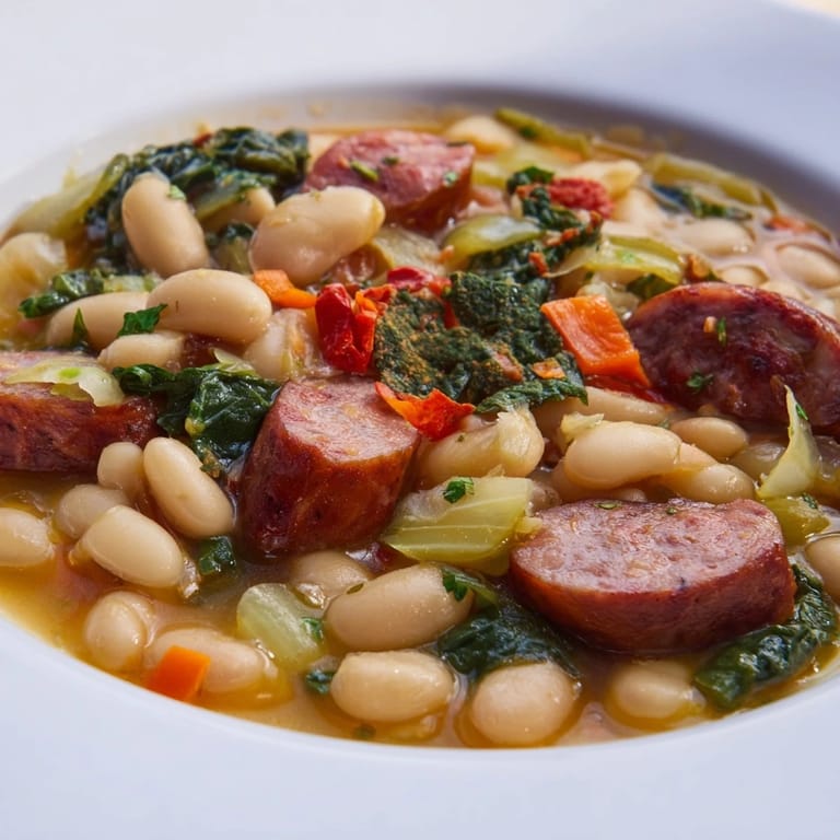 Imagine the aroma: a steaming bowl of One-Pot Sausage and White Bean Stew with crusty bread nearby.