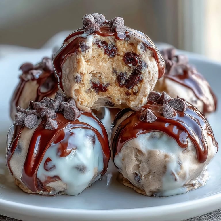 Wholesome Greek yogurt peanut butter bites with chia seeds, frozen to create a refreshing and satisfying treat.