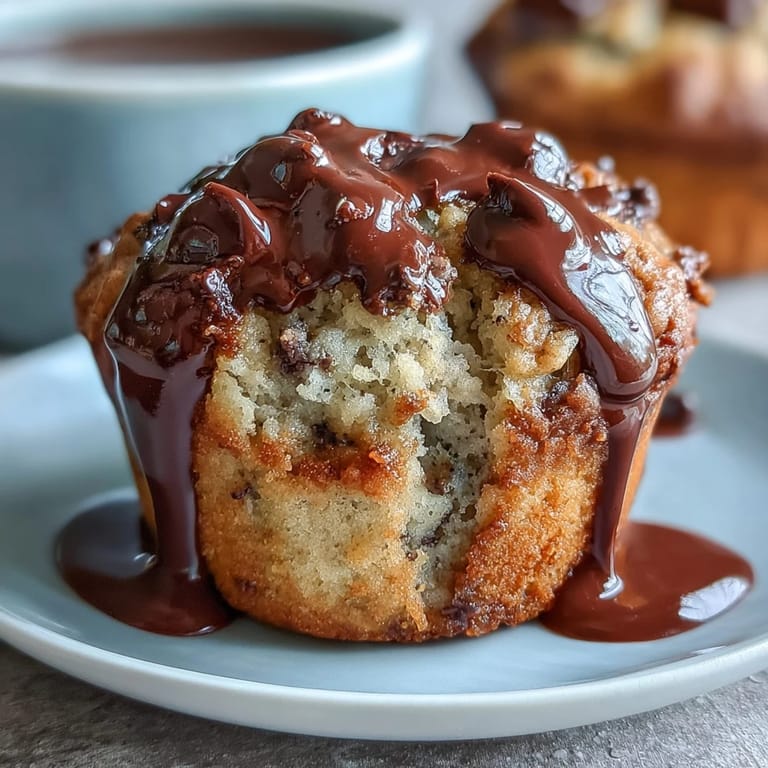 Fluffy sourdough banana muffins with rich chocolate chips, baked to golden perfection for a satisfying breakfast or afternoon snack.