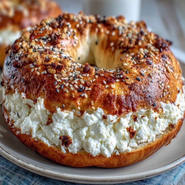 Easy cottage cheese bagels with a smooth, tender crumb, ideal for toasting or enjoying fresh.