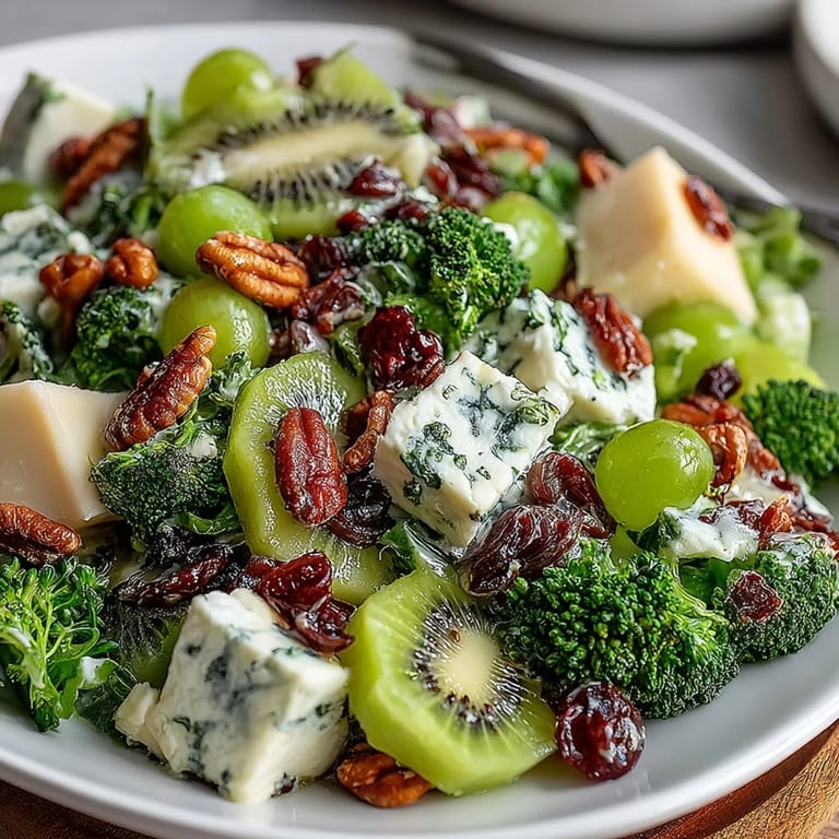 Colorful green appetizer board with fruits, vegetables, cheeses, and dips ideal for St. Patrick's Day parties.